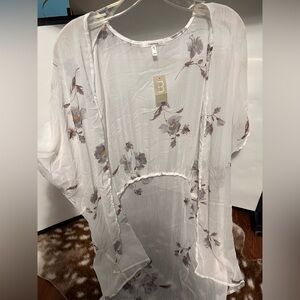 NWT Maurice’s Floral Duster S/M